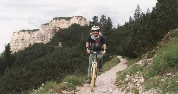 Singetrail von der Forcella San Forca zum Hotel Tre Croci